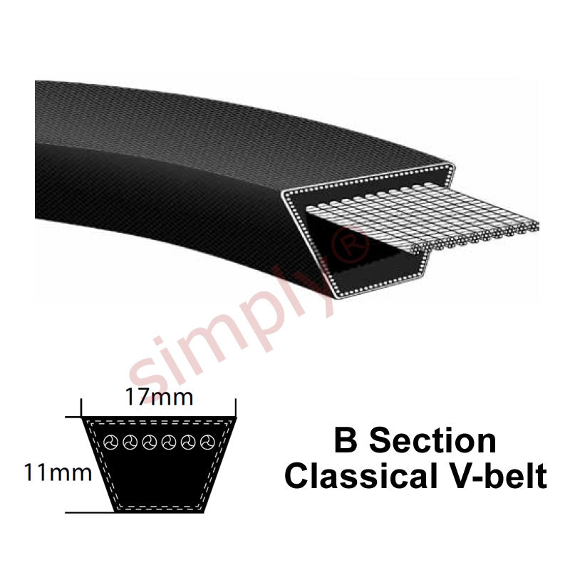 B188 Pix Classical B-Section Muscle V-Belt