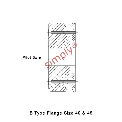 Major Brand F40B-MB Drive Coupling Pilot Bore Max Bore 32mm