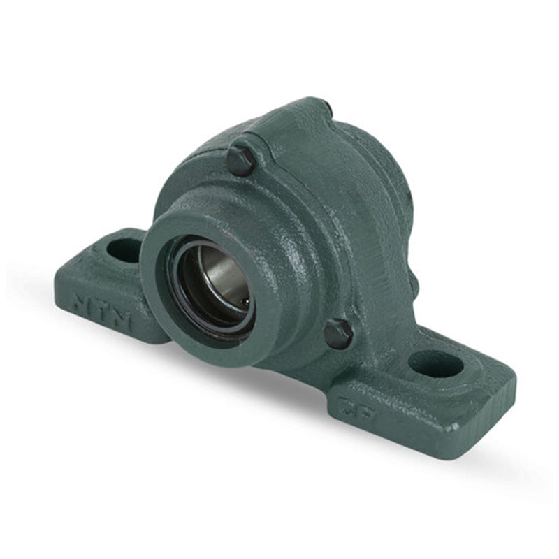 NTN C-UCP209-110D1 Imperial Cast Iron Two Bolt Pillow / Plummer Block Housing with 1-5/8 inch Bore Insert with Cast Iron Cover - Open Version - Allow 2-3 Days