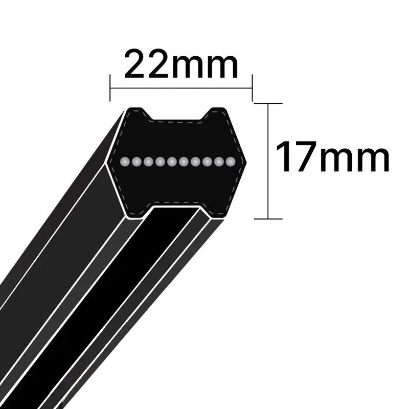 CC158 Pix Hexagon Section Double Sided V-Belt