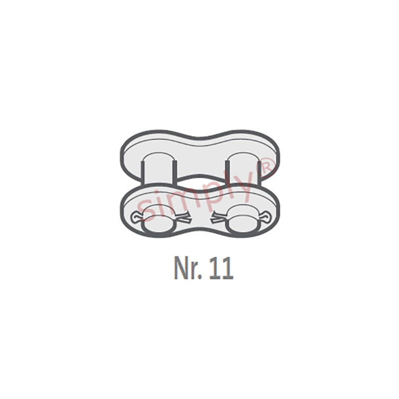 Renold Synergy 24B-1-NO11 BS Simplex Chain Cottered Connecting Link 1-1/2 inch Pitch