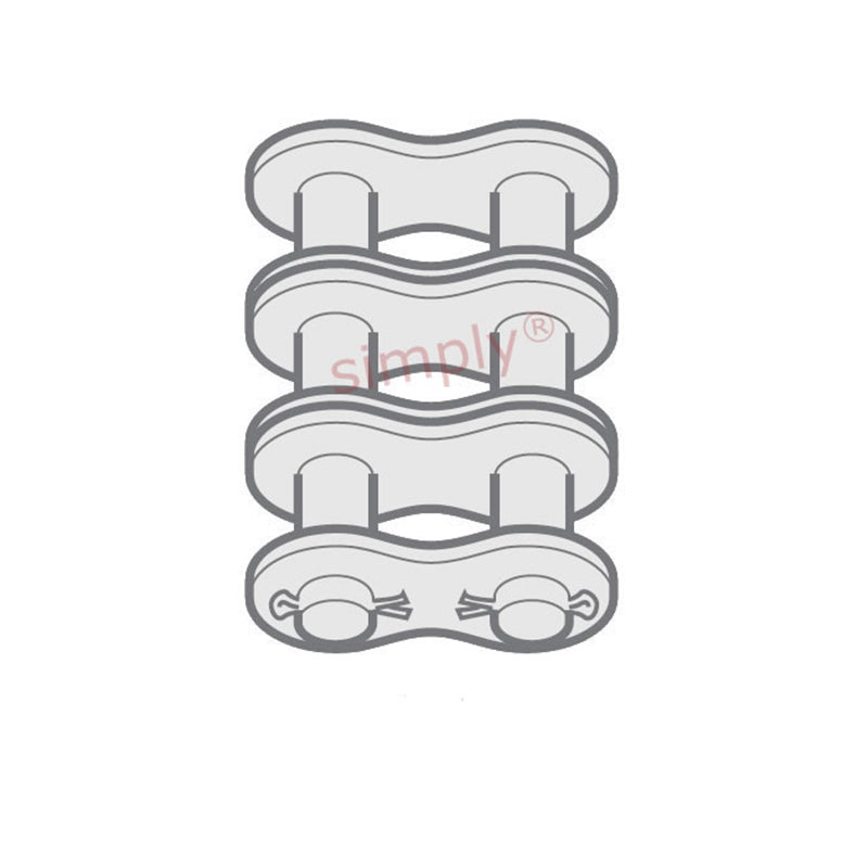 Renold Synergy 120-3-NO58 ANSI / AS Triplex Chain Cottered Connecting Link 1-1/2 inch Pitch