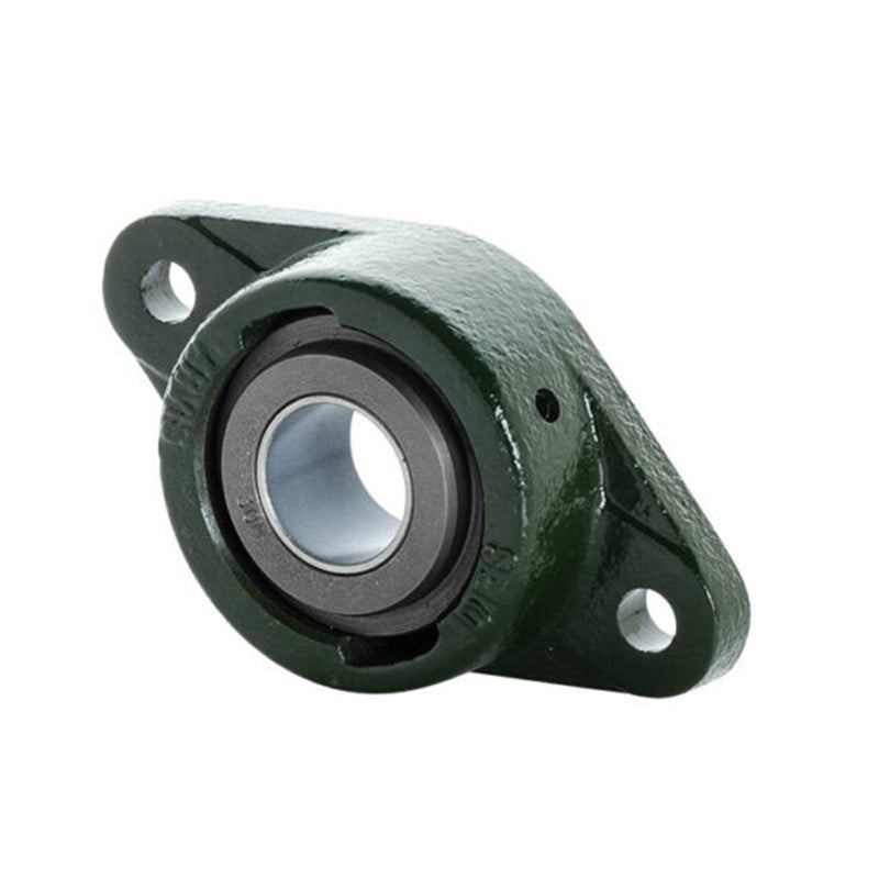 Major Brand DF4-35M-DX Metric Cast Iron Two Bolt Oval Flanged Housing with 35mm Bore Steel Insert - Allow 3-4 Weeks