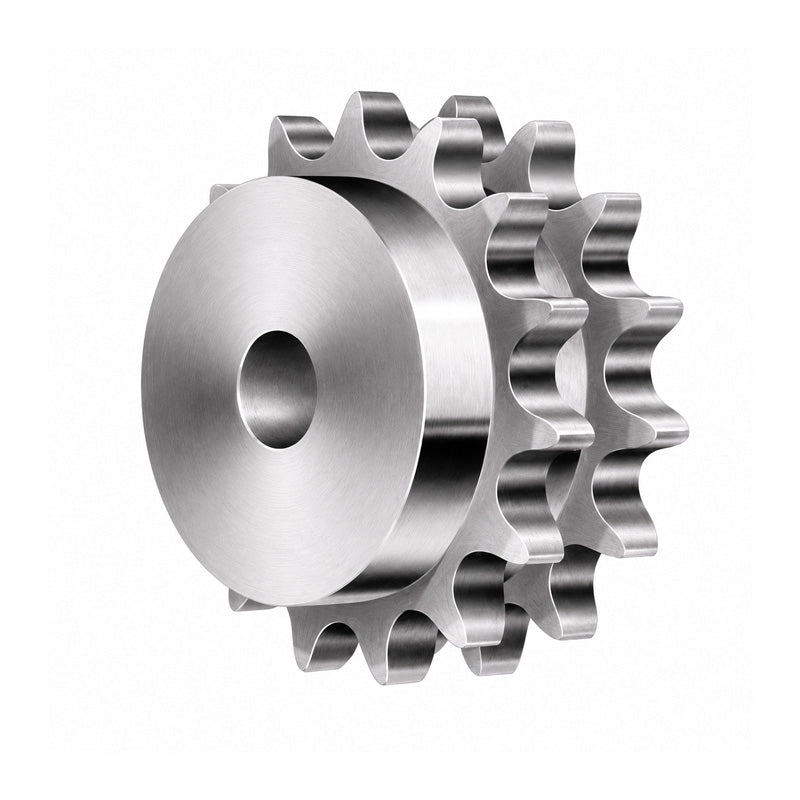 Drive-Flex 13 Tooth 12B Pilot Bore Double Simplex Sprocket for 3/4 inch Pitch Chain - Allow 2-3 Days