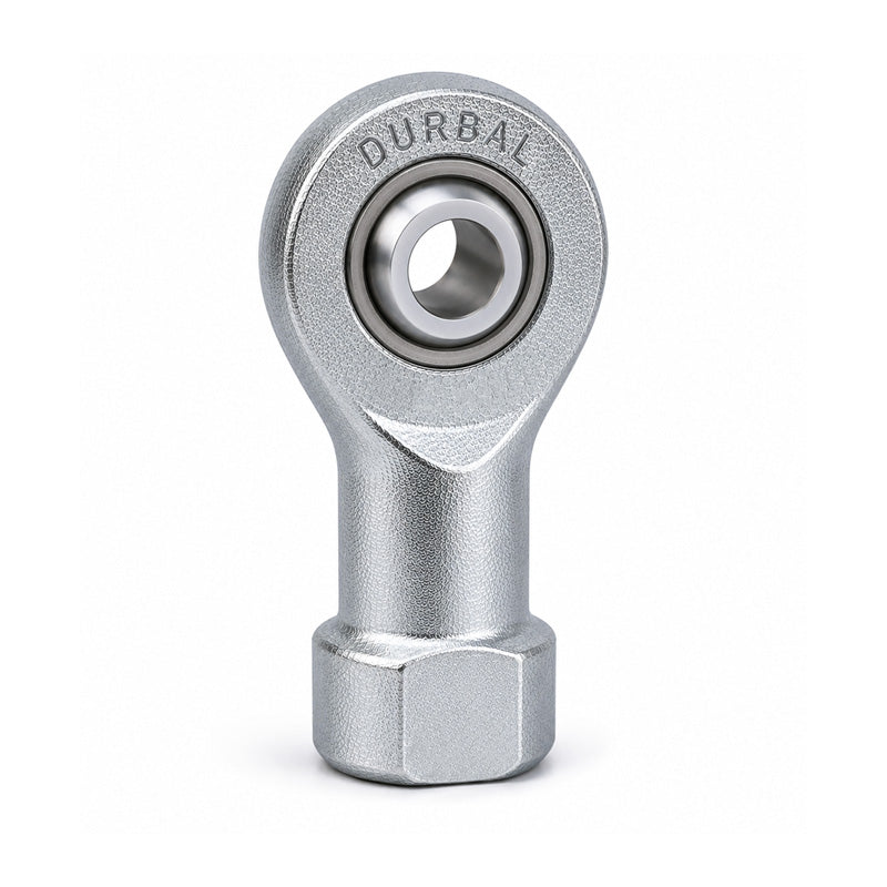Durbal DSI50-T/K Maintenance Free Right Hand Metric Steel / PTFE Lined Female Rod End M48x2 Thread
