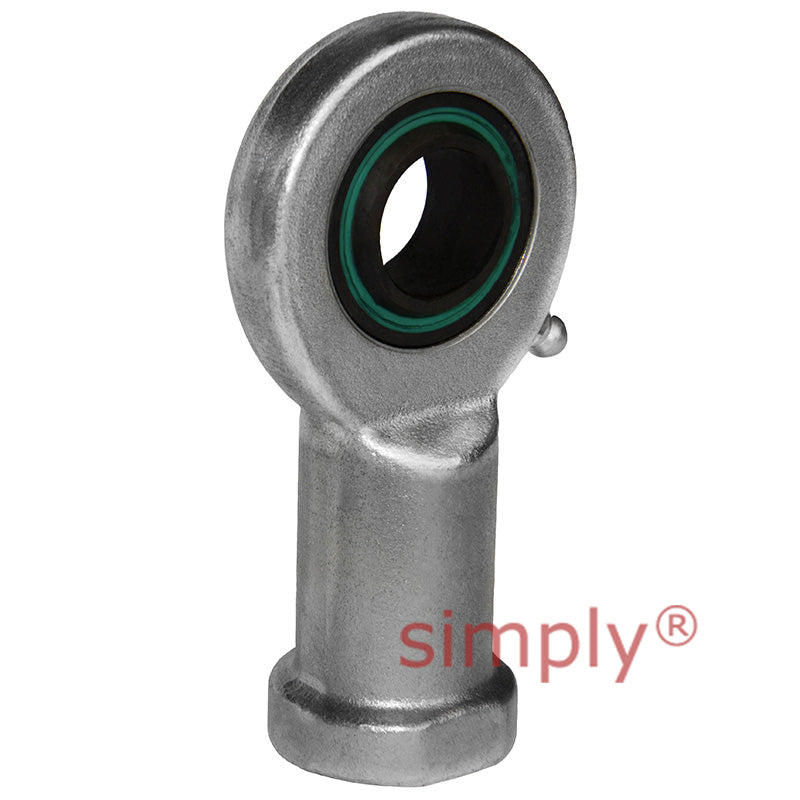 Fluro EI122RS Right Hand Zinc Plated Steel Female Plain Rod End M12 Thread