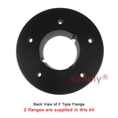 Major Brand F70F/F70F Inner Facing Taper Bores Type Tyre Drive Coupling Assembly with Fire Resistant Antistatic (F.R.A.S) Tyre