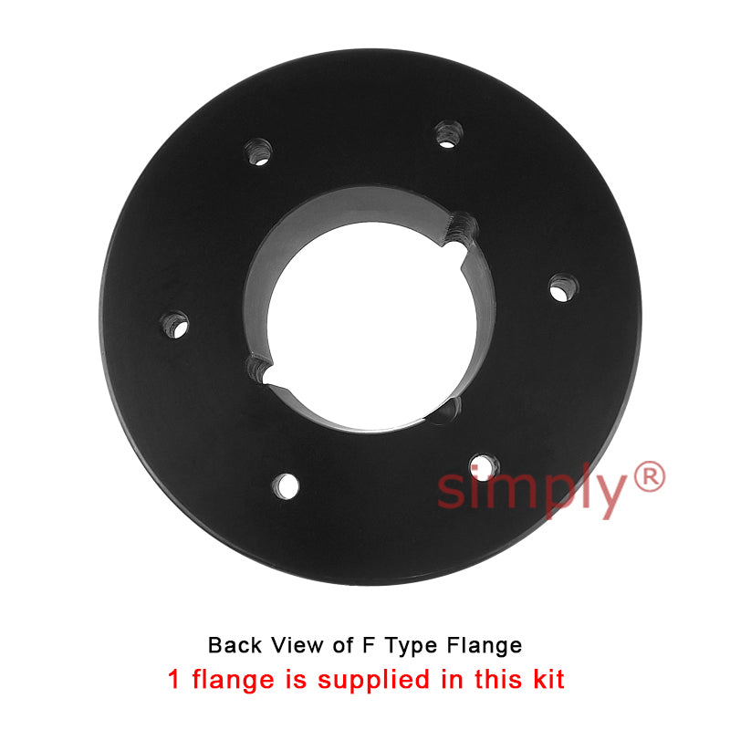 Major Brand F120H/F120F Inner/Outer Facing Taper Bores Type Tyre Drive Coupling Assembly with Natural Rubber Tyre