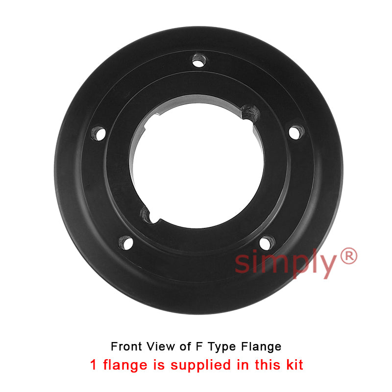 Major Brand F70H/F70F Inner/Outer Facing Taper Bores Type Tyre Drive Coupling Assembly with Natural Rubber Tyre