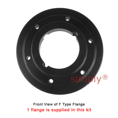 Major Brand F80H/F80F Inner/Outer Facing Taper Bores Type Tyre Drive Coupling Assembly with Natural Rubber Tyre