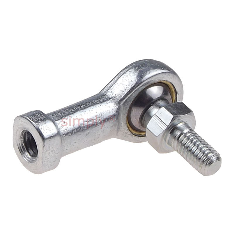 Branded FBL-M06S Left Hand Metric Steel / Bronze Lined Maintenance Required Studded Female Rod End M6x1 Thread - Allow 7-10 Days