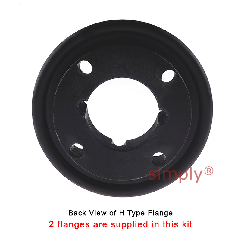 Major Brand F40H/F40H Outer Facing Taper Bores Type Tyre Drive Coupling Assembly with Natural Rubber Tyre