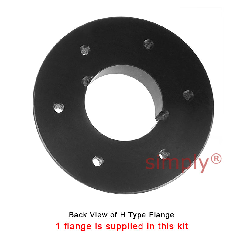 Major Brand F100H/F100F Inner/Outer Facing Taper Bores Type Tyre Drive Coupling Assembly with Natural Rubber Tyre