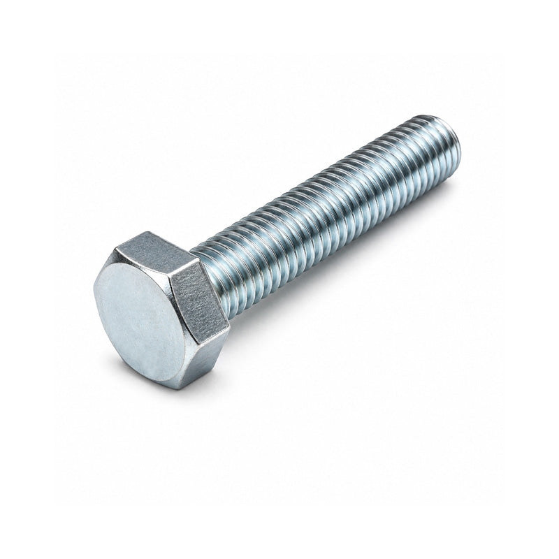 Unifix M4x30 Grade 8.8 Hexagon SetScrew DIN 933 with 0.7mm Pitch and Bright Zinc Plated Finish - Allow 2-3 Days
