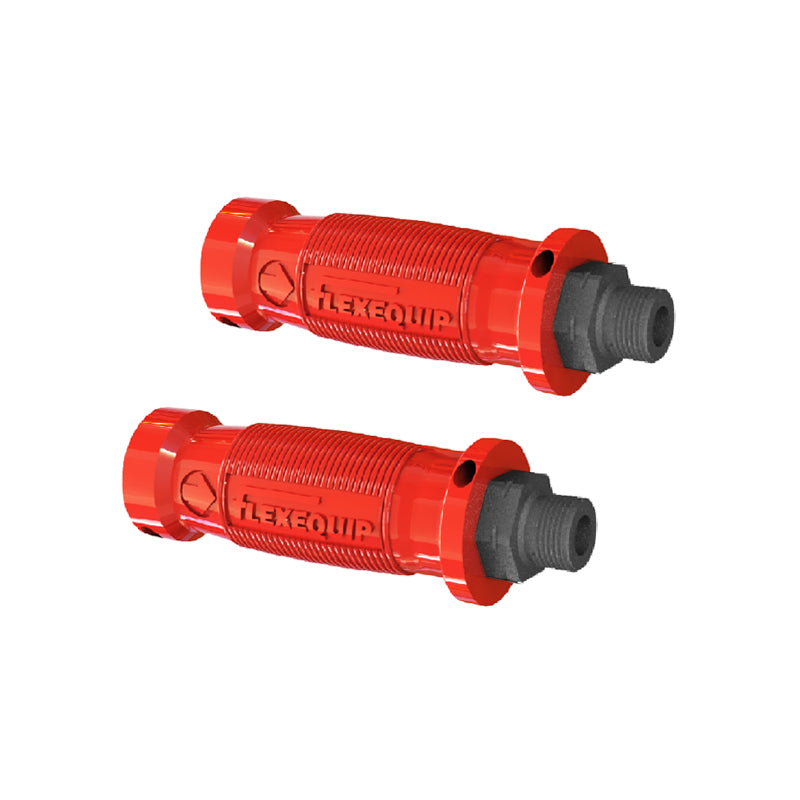 FLEXEQUIP 1/2 inch BSP Red Hose Grip Handles - Pack of 2 - Allow 2-3 Days