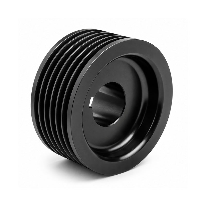 PowerDrive 200J08 Tapered Bore Polyvee Belt Pulley 200mm Pitch Diameter 8 Grooves - Allow 2-3 Days