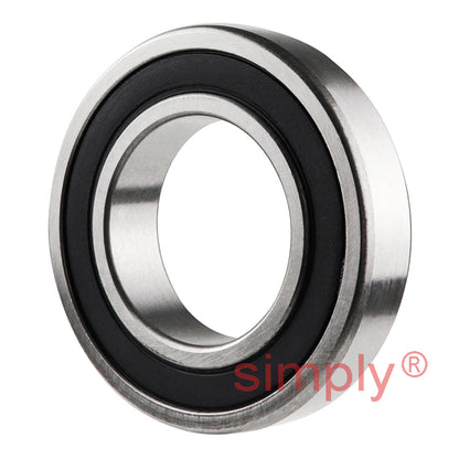 KSM KLNJ1-1/4R202RS Rubber Sealed Imperial Deep Groove Ball Bearing 1-1/4x2-1/4x1/2 inch