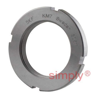 SKF KM7 Lock Nut (Lock Washer Type) M35x1.5mm
