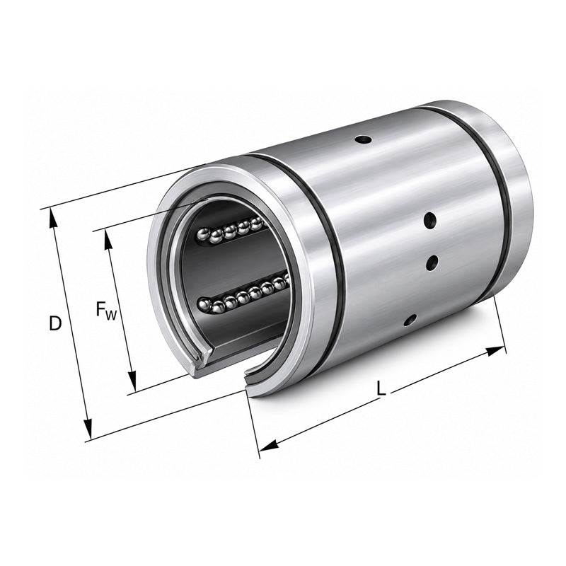 INA KNO12-PP Linear Ball Bearing 12x22x32mm - Allow 1-2 Days - Contact Us For Faster Delivery