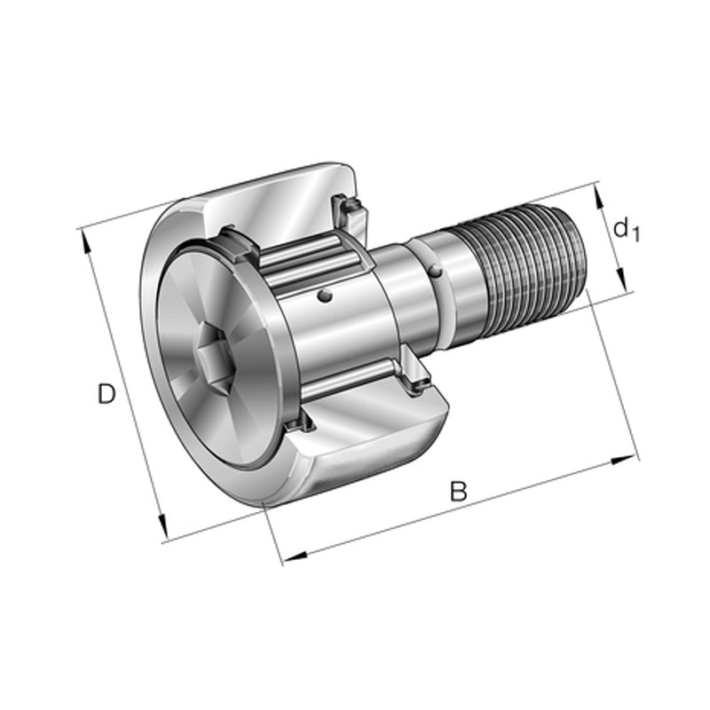 INA KR40-PP Stud Type Track Roller 18x40x58mm - Allow 1-2 Days - Contact Us For Faster Delivery