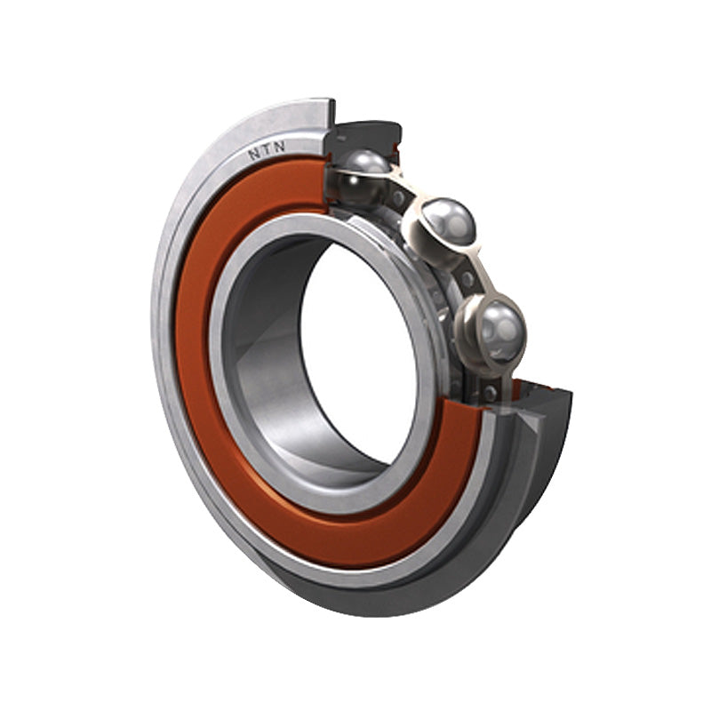NTN 6205LLUNR/5K Contact Rubber Sealed Type Deep Groove Ball Bearing with Snap Ring 25x52x15mm