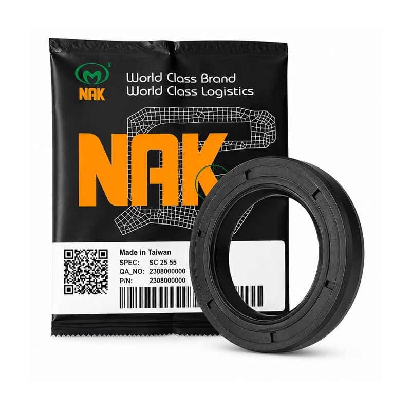 NAK 0.968x1.75x0.313 inch HIGH PRESSURE Nitrile Rubber Double Lip Rotary Shaft Oil Seal with Garter Spring TCN1 - Allow 7-10 Days
