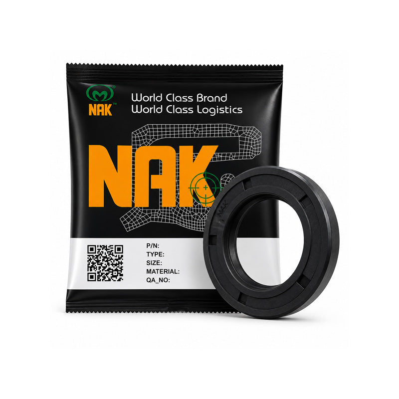 NAK 25x43x9mm Nitrile Rubber Single Lip Rotary Shaft Oil Seal with Garter Spring SC - Allow 7-10 Days