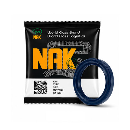 NAK 22x47x7mm Blue Nitrile Rubber Double Lip Rotary Shaft Oil Seal with Garter Spring TC - Allow 7-10 Days
