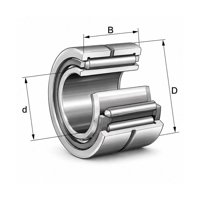 INA NKI38/20 Machined Needle Roller Bearing 38x53x20mm - Allow 1-2 Days - Contact Us For Faster Delivery