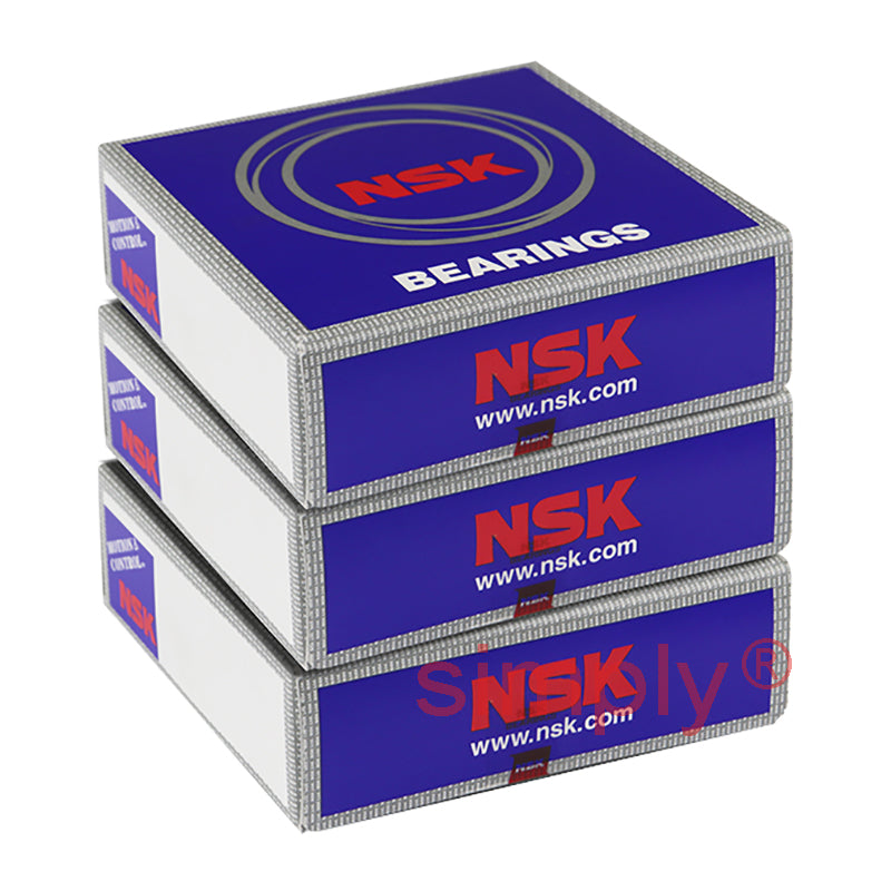 NSK 7215CTRDUDLP3 Super Precision Angular Contact Spindle Bearing 75x130x25mm (Set of 3)