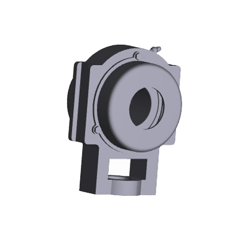 NTN M-S-UCT210D1 Metric Cast Iron Take Up Unit with 50mm Bore Bearing Unit with Steel Plate Cover - Open Version - Allow 2-3 Days