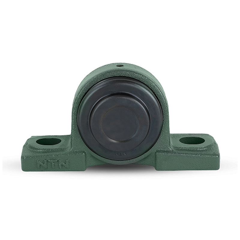 NTN M-SM-UCP210-200D1 Imperial Cast Iron Two Bolt Pillow / Plummer Block Housing with 2 inch Bore Insert with Steel Plate Cover - Closed Version - Allow 2-3 Days