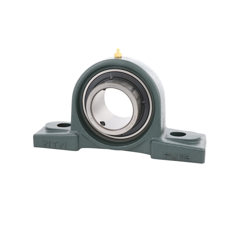 NTN UCPX15-214D1 Imperial Cast Iron Two Bolt Pillow / Plummer Block Housing with 2-7/8 inch Bore Insert - Allow 2-3 Days