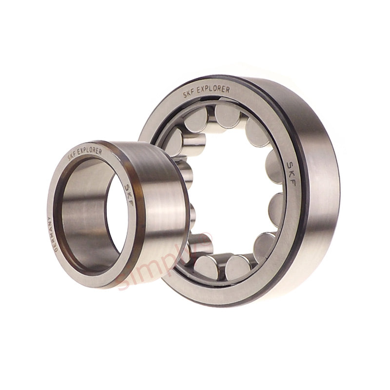 SKF NJ2320ECJC3 Single Row Cylindrical Roller Bearing with Steel Cage 100x215x73mm