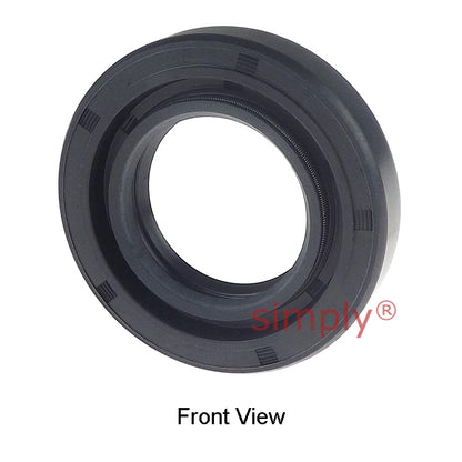 48x61x9.5/11DC Metric Fork and Damper Nitrile Rubber Oil Seal with 2 Opposite Facing Individually Sprung Sealing Lips