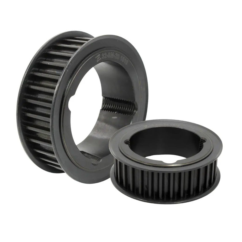 Drive-Flex PC14M-44S-37 - 14mm Pitch 44 Tooth Polychain and Synchrochain Steel Taper Bore Timing Belt Pulley for 37mm Wide Belts