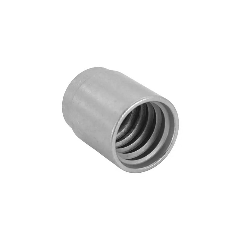 FLEXEQUIP/VOSS PF15 1SC/2SN Zinc Nickel Plated Swage Ferrule Fitting No Skive for Compact Hoses 1/4 inch SAE - Allow 2-3 Days