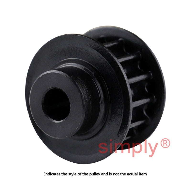Drive-Flex PC14M-48S-125 - 14mm Pitch 48 Tooth Polychain and Synchrochain Steel Pilot Bore Timing Belt Pulley for 125mm Wide Belts