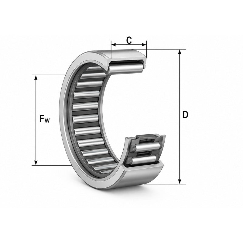 INA RNAO10-17-10-TV Machined Needle Roller Bearing 10x17x10mm - Allow 1-2 Days - Contact Us For Faster Delivery