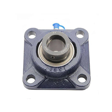 RHP SF5/8EC Four Bolt Square Cast Iron Flange Housing and 5/8 inch Bore Eccentric Collar Flat Back Insert