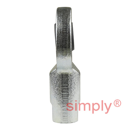 SKF SI20ES Right Hand Steel / Steel Plain Female Rod End M20x1.5 Thread
