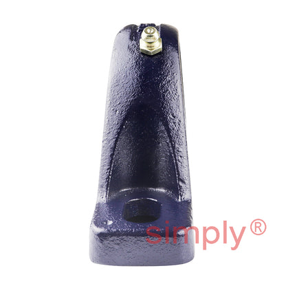 RHP SL25EC Two Bolt Cast Iron Pillow Block and 25mm Bore Eccentic Collar Flat Back Insert