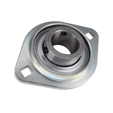 RHP SLFL15/16DEC Oval 2 Bolt Pressed Steel Bearing Housing and 15/16 inch Bore Insert
