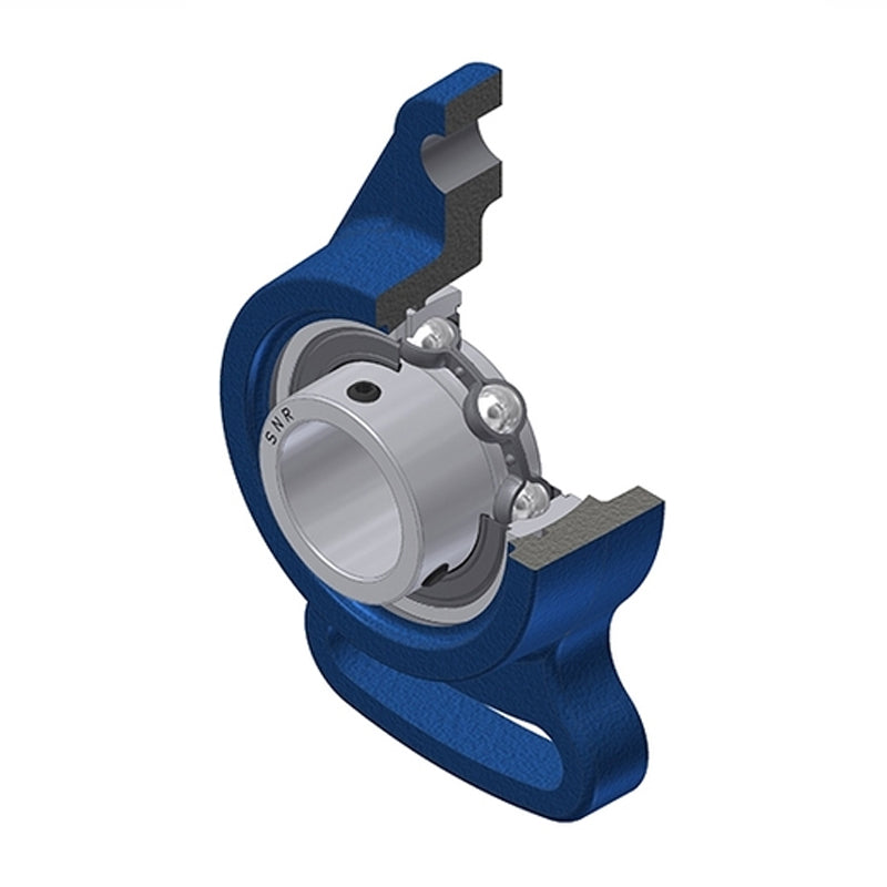 SNR USFA211 Metric Cast Iron Adjustable Flange Unit with 55mm Insert - Allow 2-3 Days