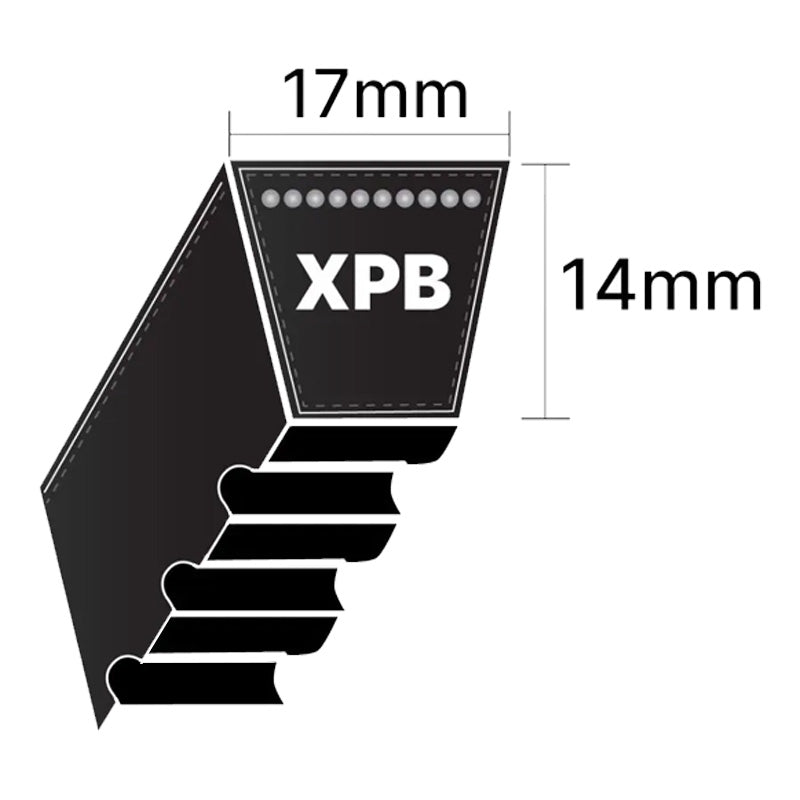XPB1700 Pix SPBX-Section Cogged V-Belt