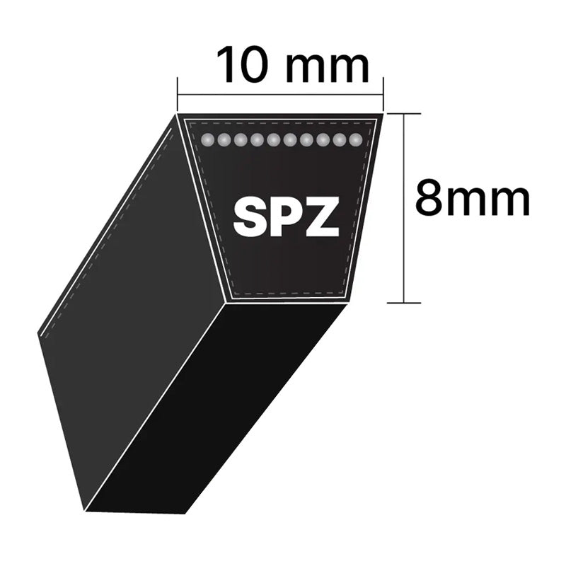 SPZ1077 Pix Classical SPZ-Section Muscle V-Belt