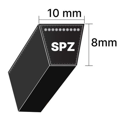 SPZ1400 Gates Delta Narrow SPZ-Section V-Belt (Uniset Match)