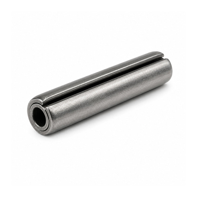 Metric Chrome Stainless Steel AISI 420 MCK Coiled Roll Pin 2x8mm with Plain Oiled Finish - Allow 2-3 Days