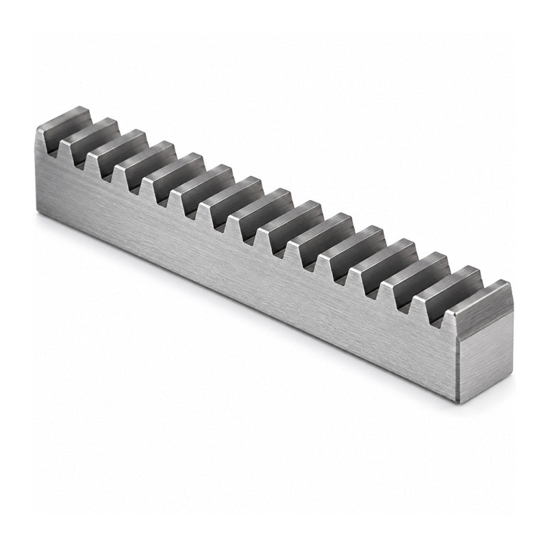 SR10/8/.5 Metric En8 Steel Rack 1.0 MOD 20deg Pressure Angle 500mm Length