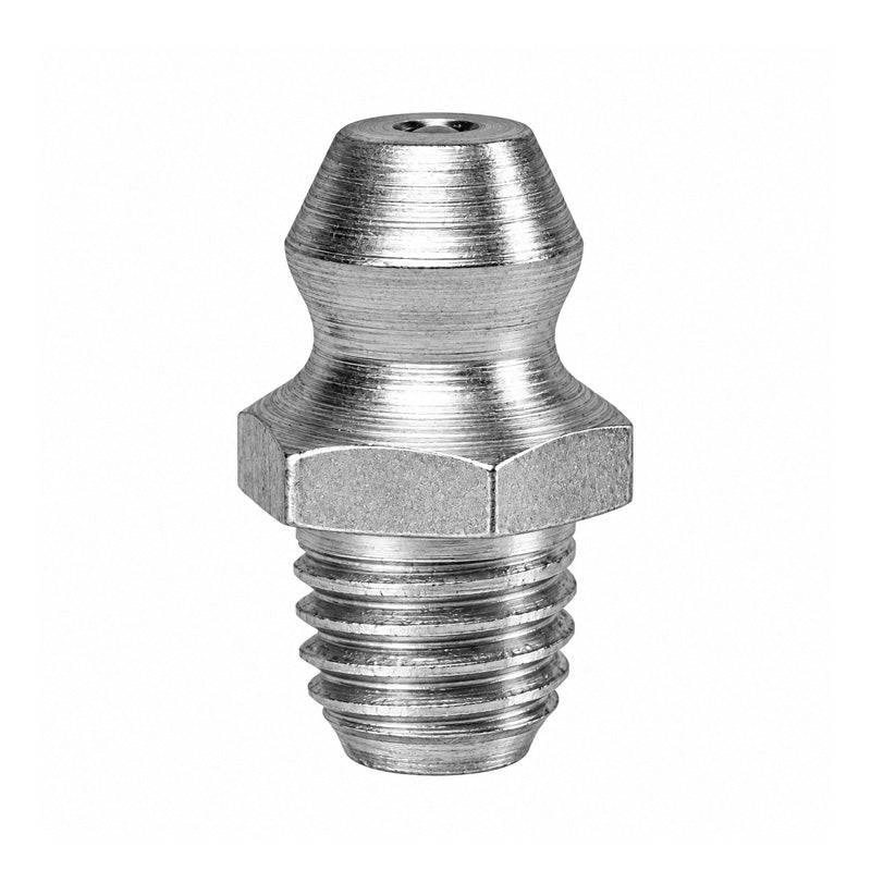 M6 X 0.75 Taper Straight Mild Steel Hydraulic Grease Nipples - Pack of 500